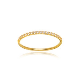 PULSEIRA BRACELETE CRISTAIS EM BANHO DE OURO 18K