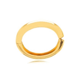 PULSEIRA BRACELETE LISO EM BANHO DE OURO 18K