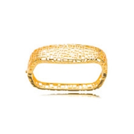 BRACELETE DETALHADO EM BANHO DE OURO 18K