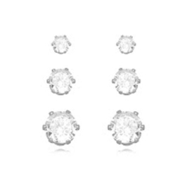 BRINCO TRIO PONTO DE LUZ EM BANHO DE RÓDIO BRANCO