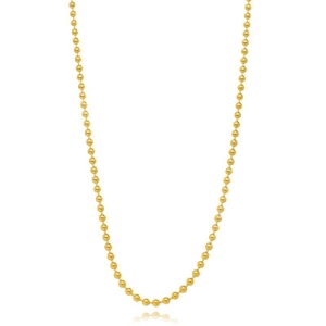 COLAR CHOKER DE ESFERAS - BANHO DE OURO 18K