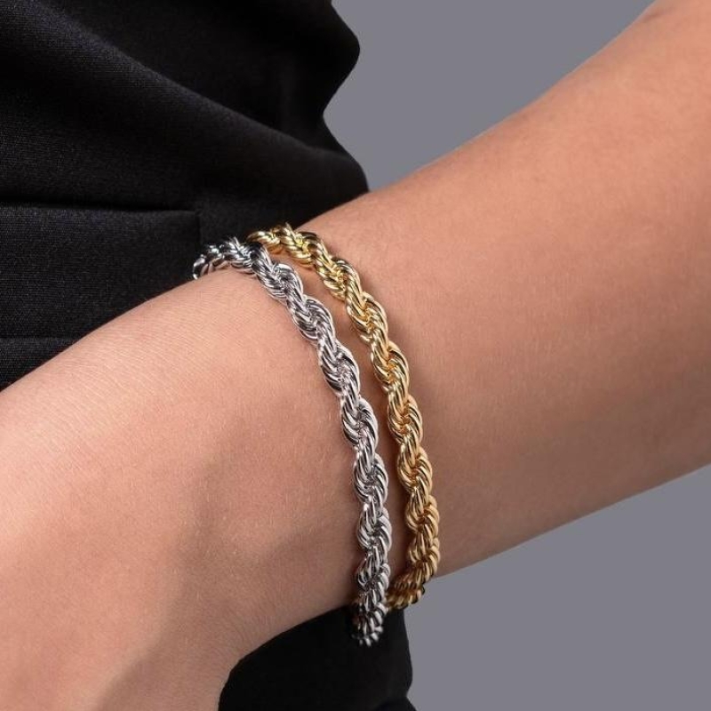 PULSEIRA CORDÃO BAIANO EM BANHO DE OURO 18K