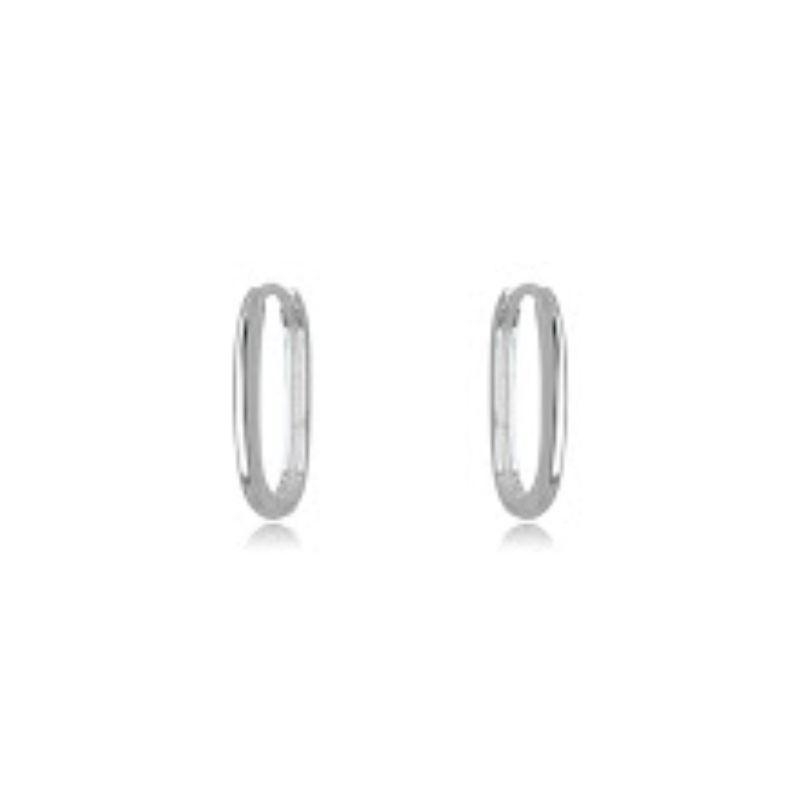 BRINCO ARGOLA LISA - PRATA 925