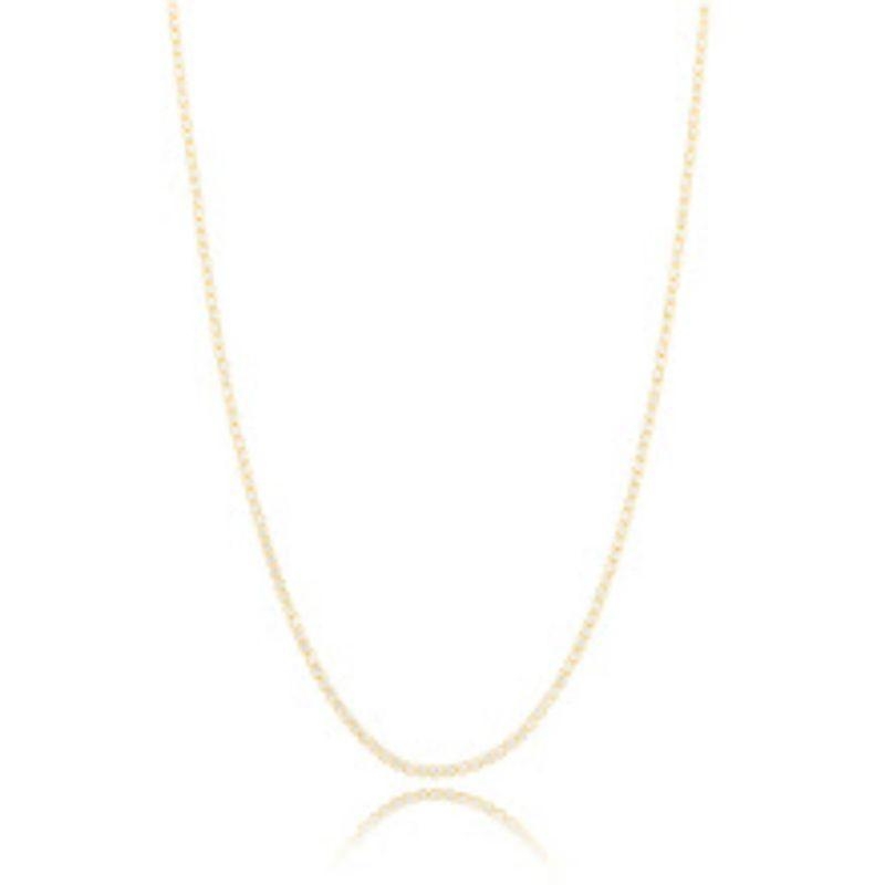 COLAR RIVIERA LONGO COM BANHO DE OURO 18K