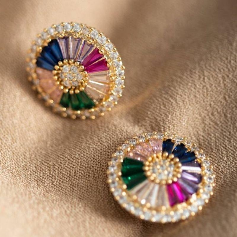 BRINCO PIZZA CRAVEJADO EM BANHO DE OURO 18K