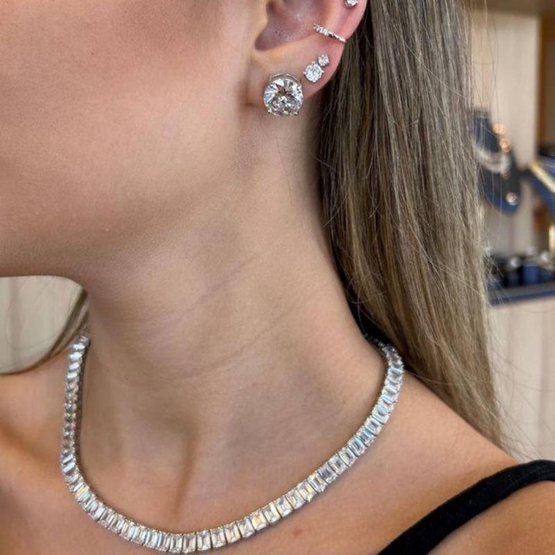 BRINCO SOLITÁRIO CAIXA ALTA ZIRCÔNIA CRYSTAL - BANHO DE RÓDIO BRANCO