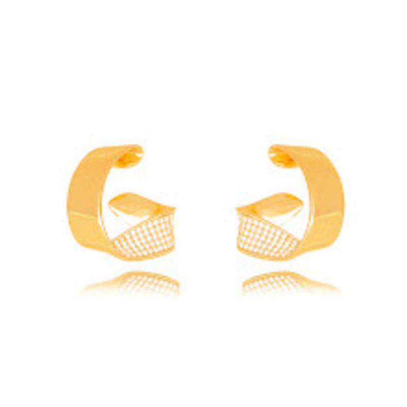 BRINCO MICRO ZIRCÔNIA EM BANHO DE OURO 18K