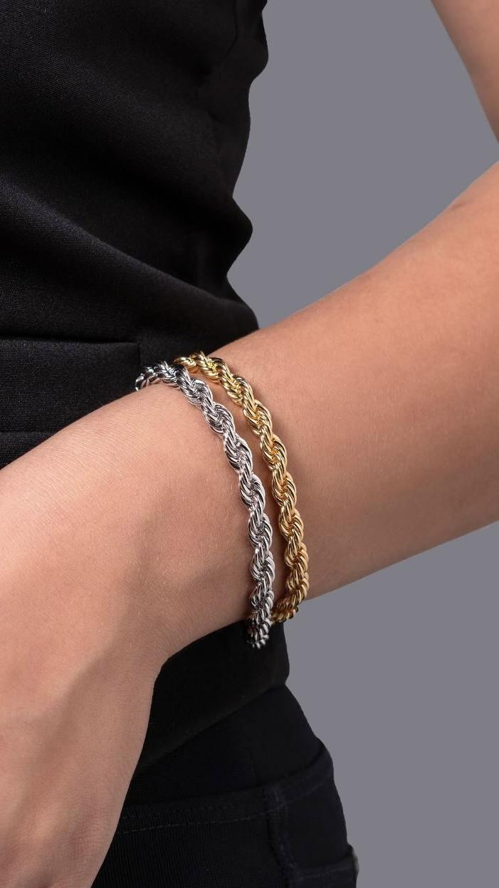 PULSEIRA CORDÃO BAIANO EM BANHO DE OURO 18K