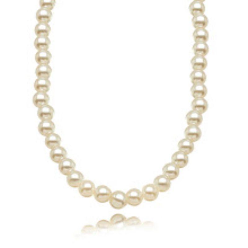 CHOKER PÉROLAS COM DE RÓDIO BRANCO