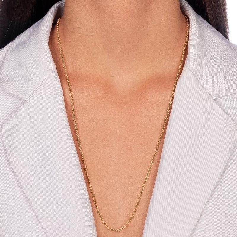 COLAR ELO PORTUGUÊS EM BANHO DE OURO 18K