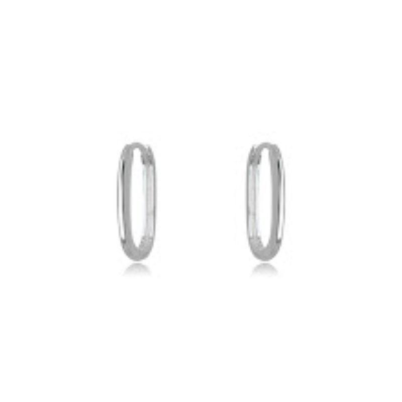 BRINCO ARGOLA LISA - PRATA 925