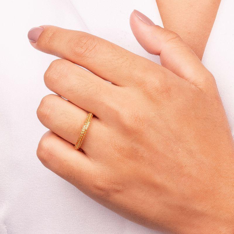 ANEL APARADOR MICRO ZIRCÔNIA ESMERALDA EM BANHO DE OURO 18K