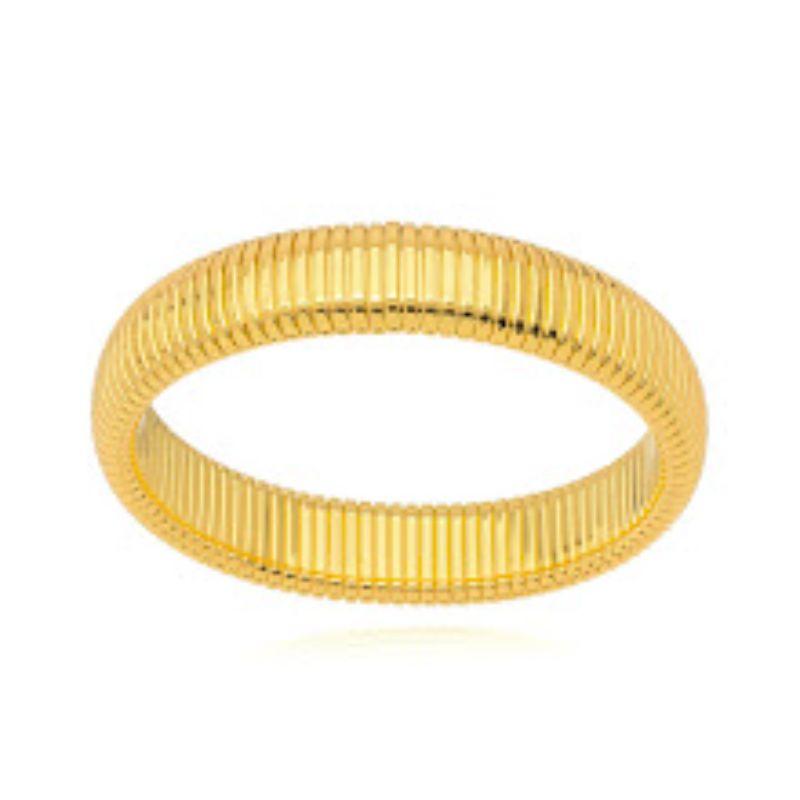 PULSEIRA BRACELETE DETALHADO EM BANHO DE OURO 18K