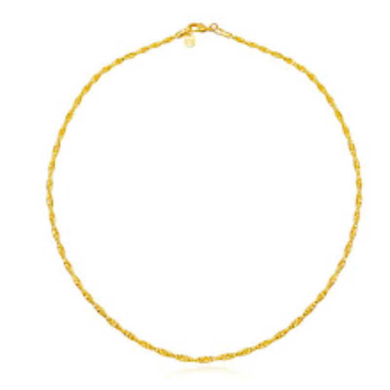 CHOKER RIGIDA DETALHADA EM BANHO DE OURO 18K