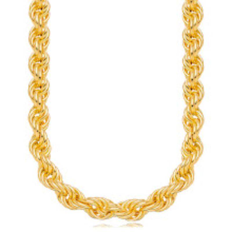 COLAR CHOKER CORDÃO BAIANO EM BANHO DE OURO 18K
