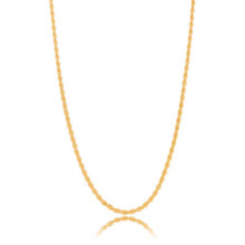 COLAR CHOKER CORDÃO BAIANO FINO EM BANHO DE OURO 18K