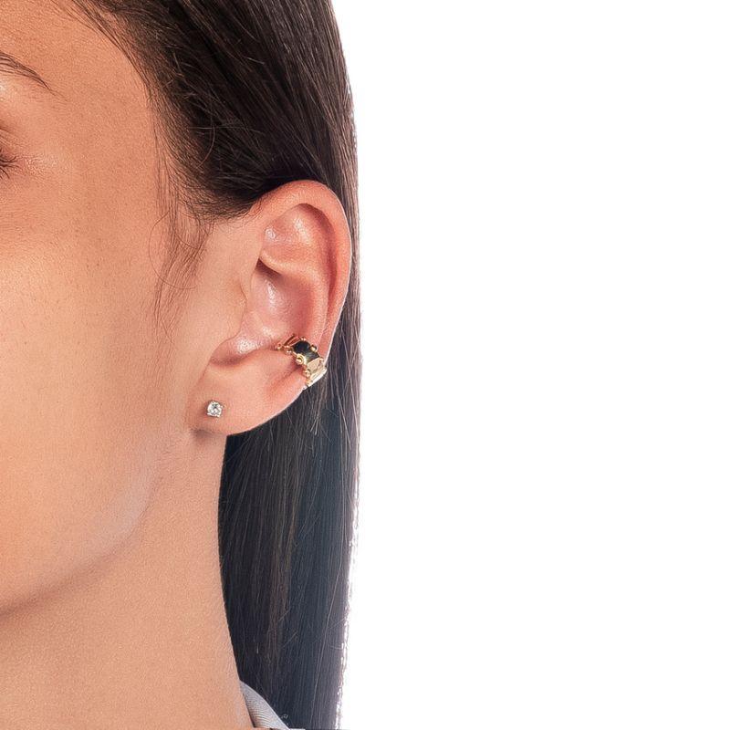 PIERCING DETALHADO EM BANHO DE OURO 18K