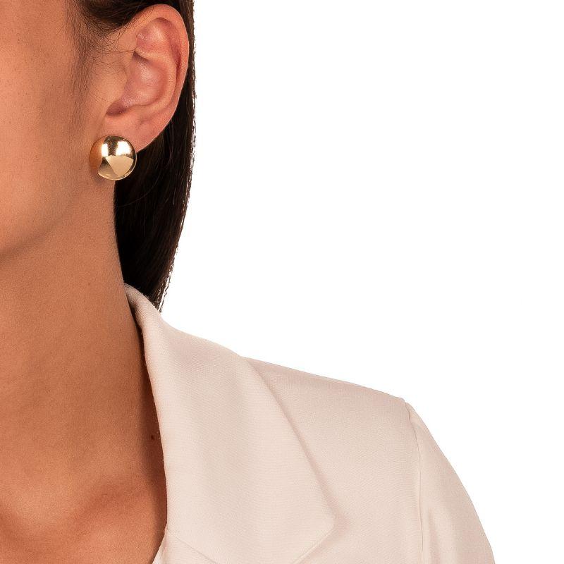 BRINCO ESFERA POLIDA MÉDIA - BANHO DE RÓDIO BRANCO