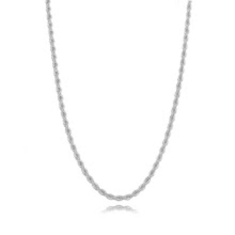 COLAR CHOKER CORDÃO BAIANO RÓDIO BRANCO