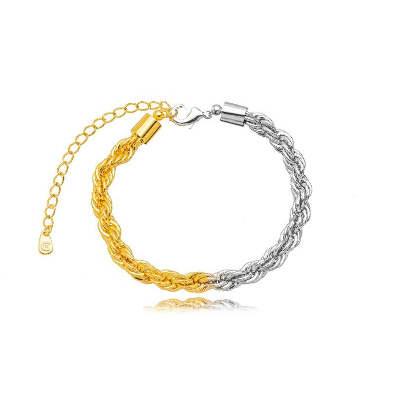 PULSEIRA CORDÃO BAIANO BICOLOR - O DUO PERFEITO